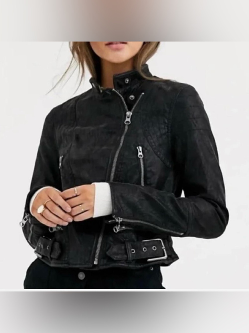 Free People Free People Fenix Vegan Moto